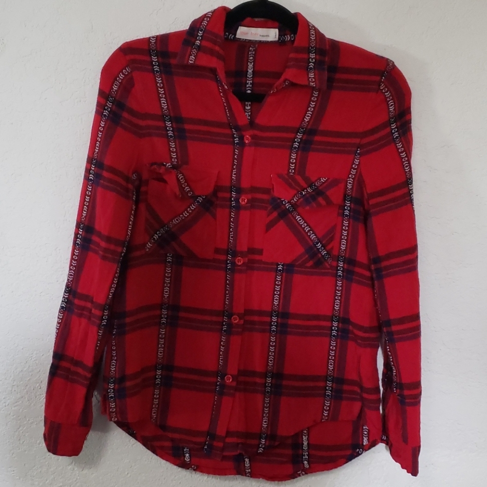 Love tree happens, small, long sleeve flannel